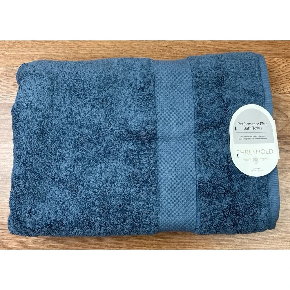 Threshold Performance Plus Bath Towel, Turquoise 30